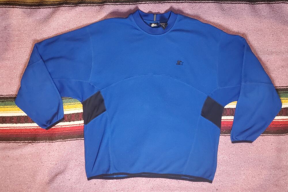 Vintage Blue Starter Pullover Sweater XL